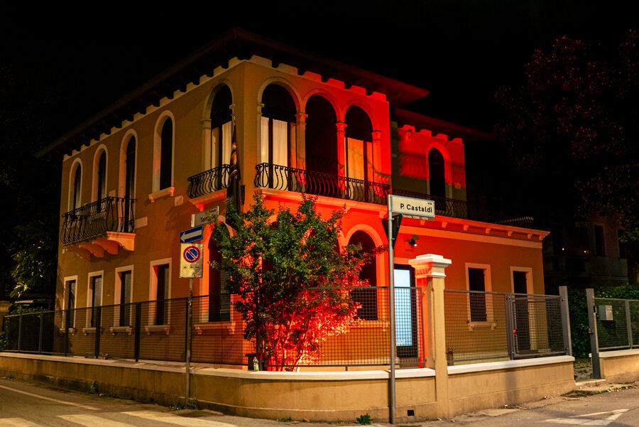 La villa Liberty di Hustle Production a Treviso